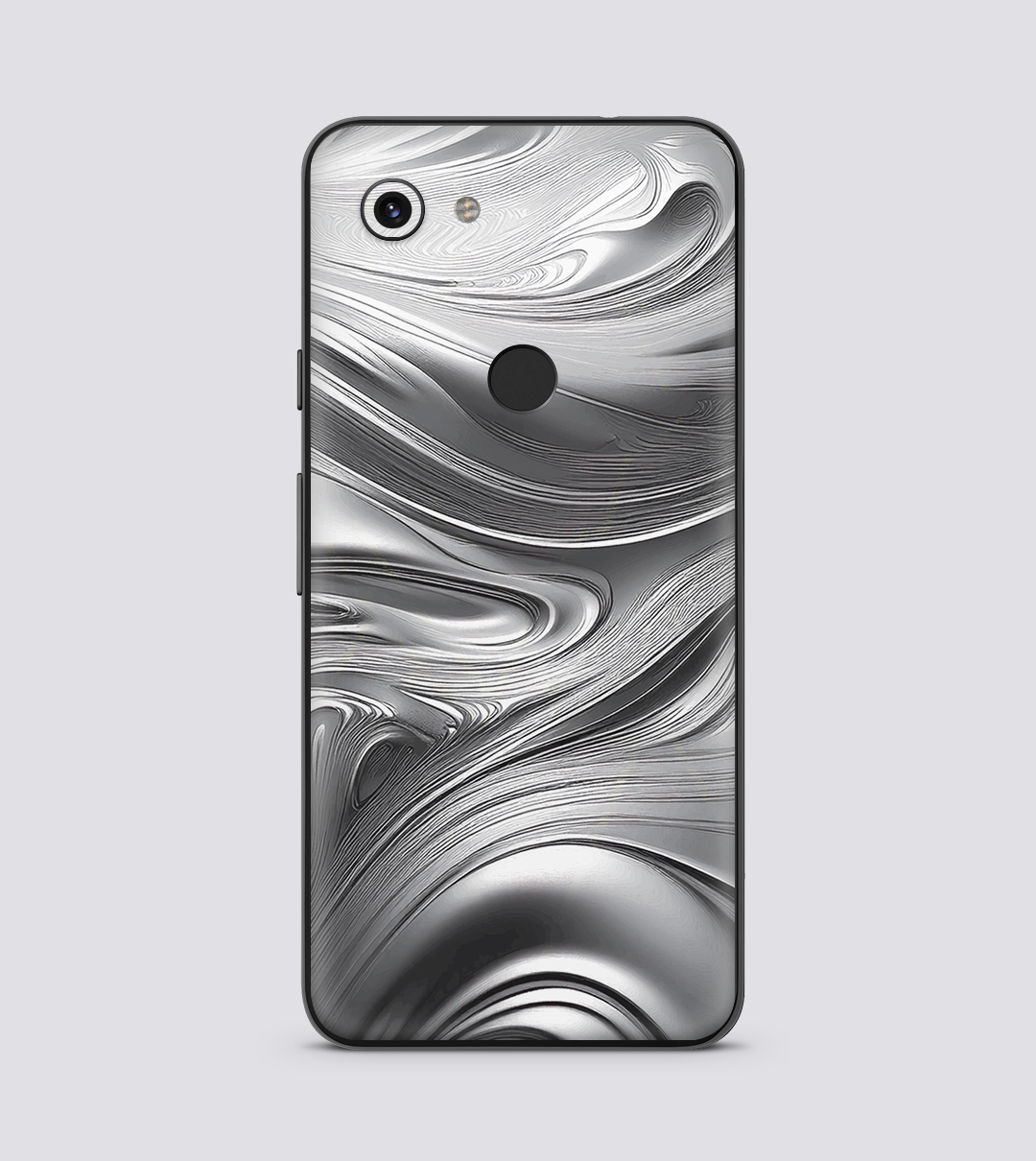 Google Pixel 3A XL Silver Swirl