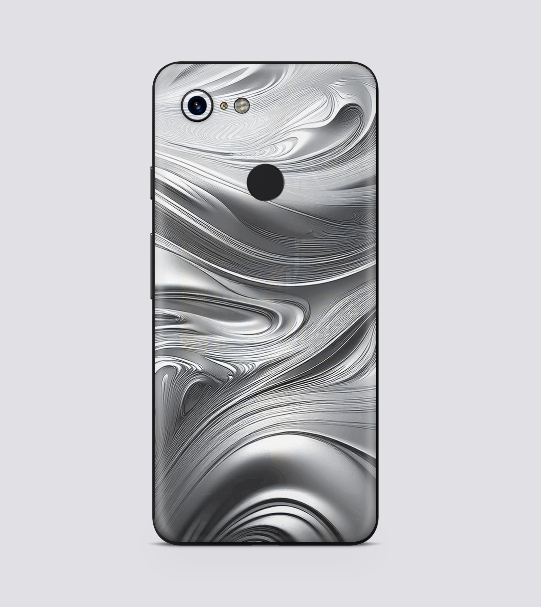 Google Pixel 3 Silver Swirl