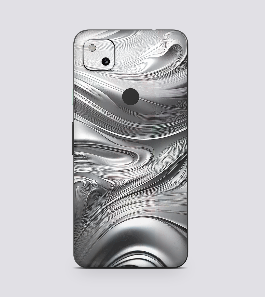 Google Pixel 4A Silver Swirl