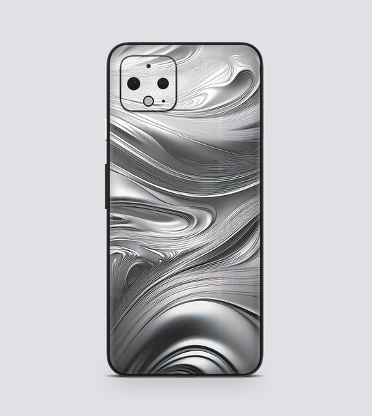 Google Pixel 4 Silver Swirl