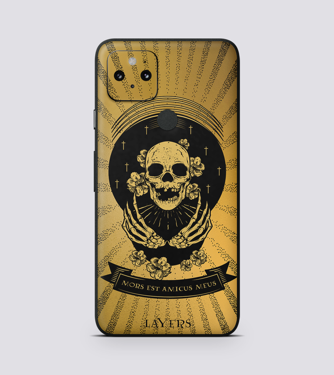 Google Pixel 5 Golden Skull