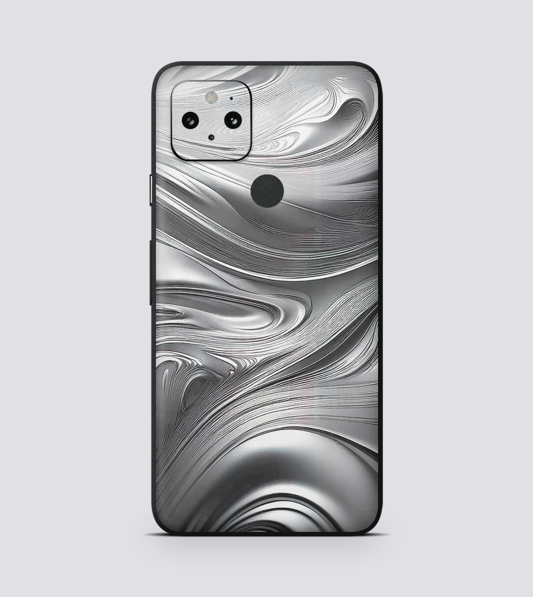 Google Pixel 5 Silver Swirl