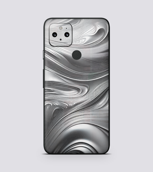 Google Pixel 5 Silver Swirl