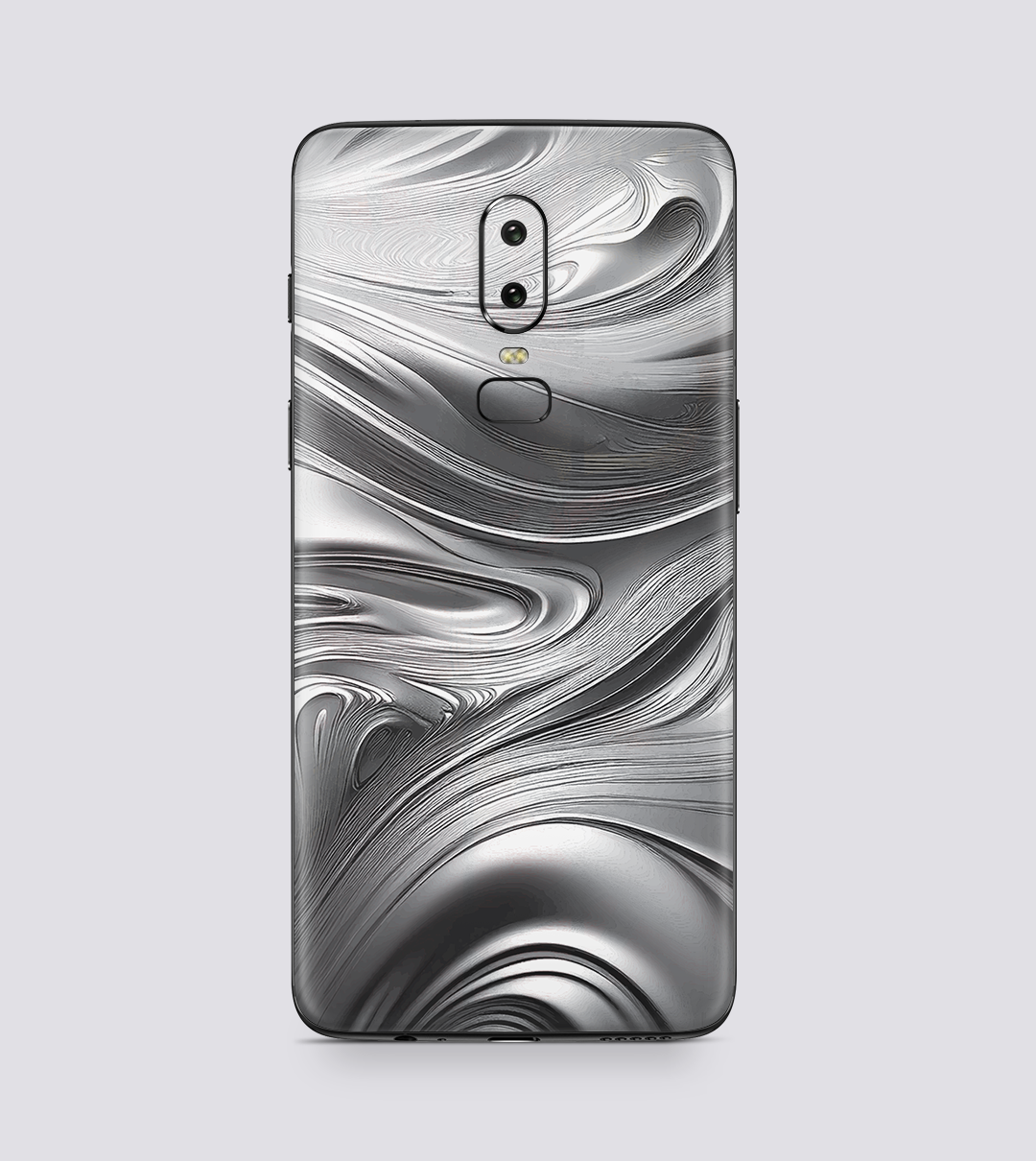 OnePlus 6 Silver Swirl