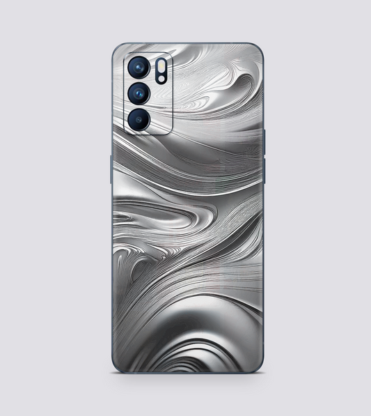 Oppo Reno 6 5G Silver Swirl