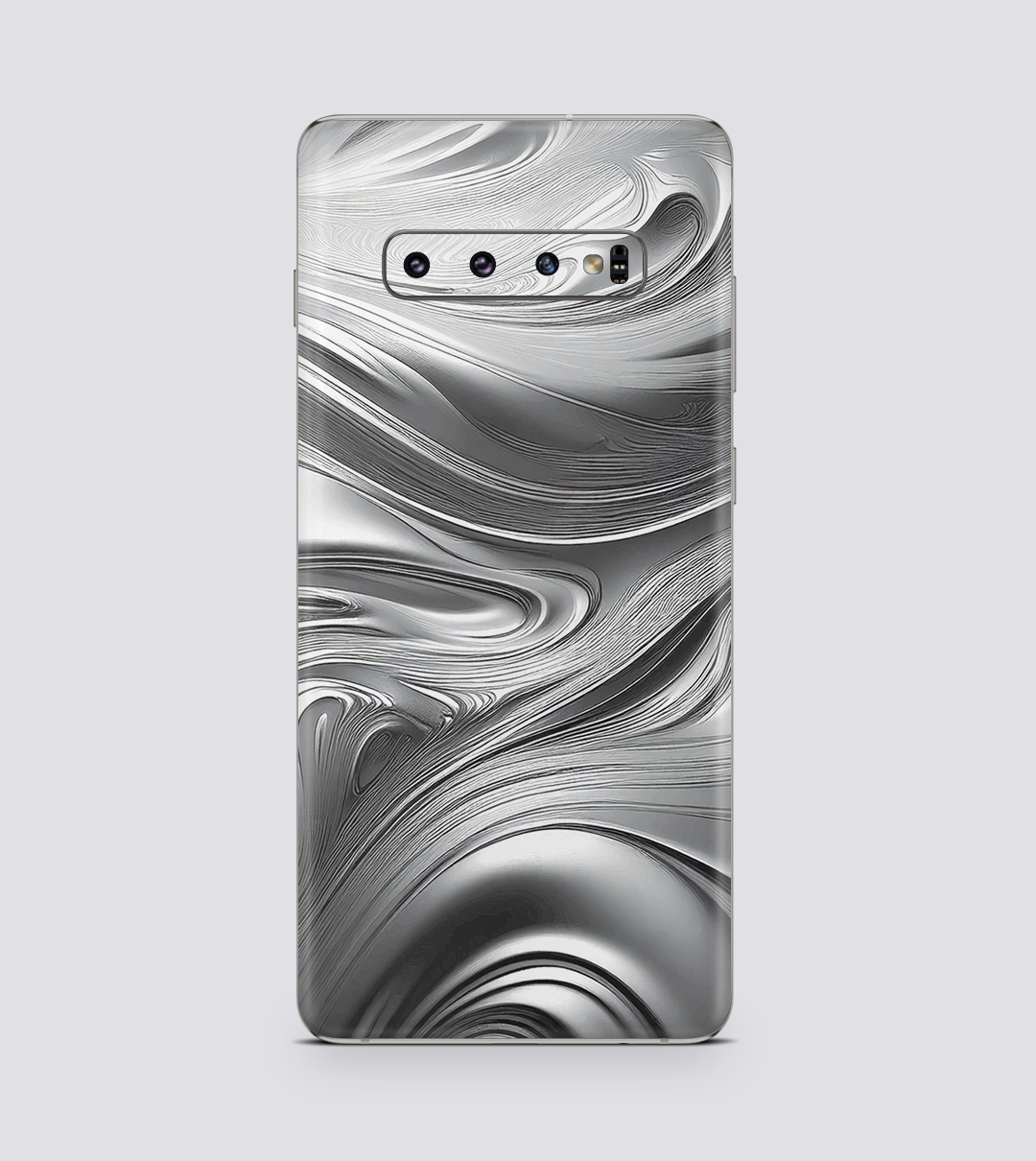 Samsung Galaxy S10 Plus Silver Swril