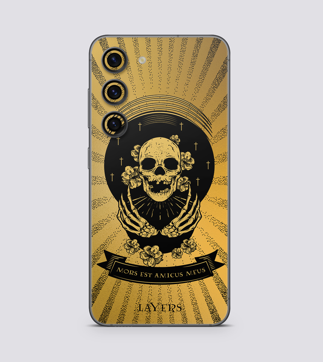 Samsung Galaxy S23 Plus Golden Skull