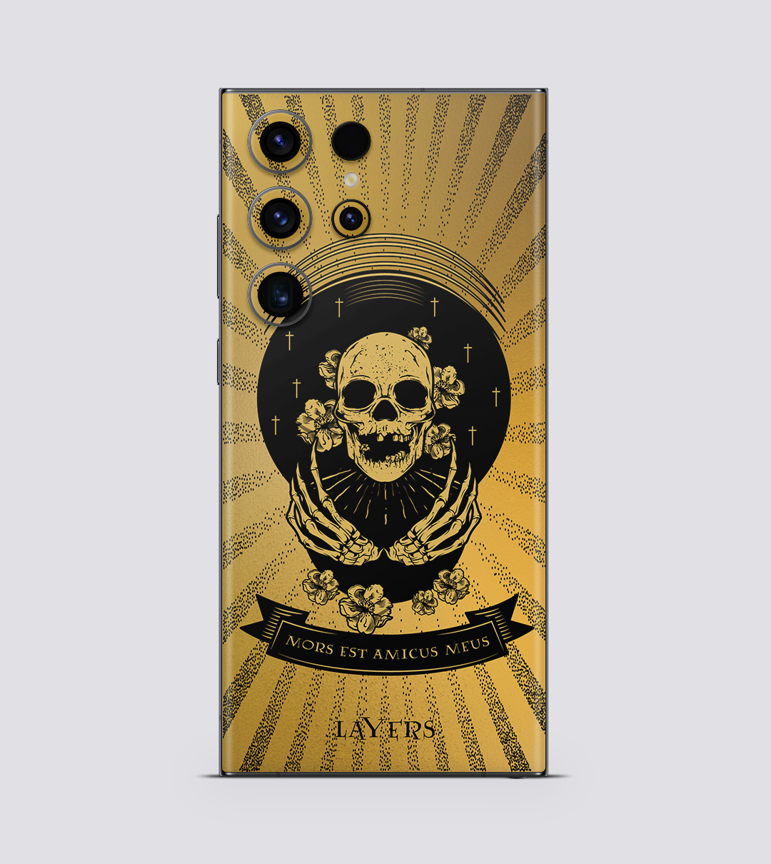 Samsung Galaxy S23 Ultra Golden Skull