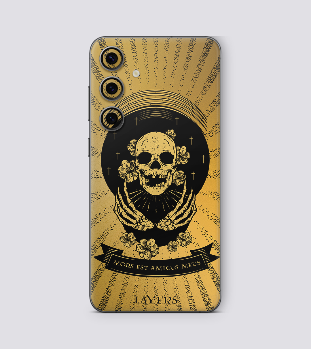 Samsung Galaxy S24 Golden Skull