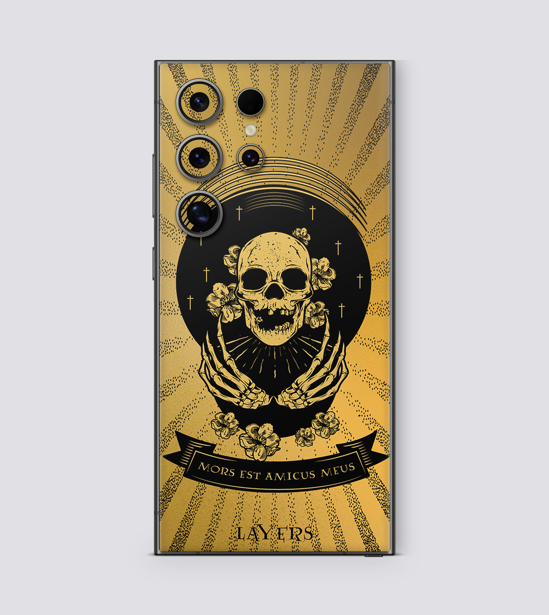 Samsung Galaxy S24 Ultra Golden Skull