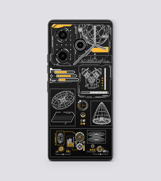 Tecno POVA 6 Pro Space Blueprint