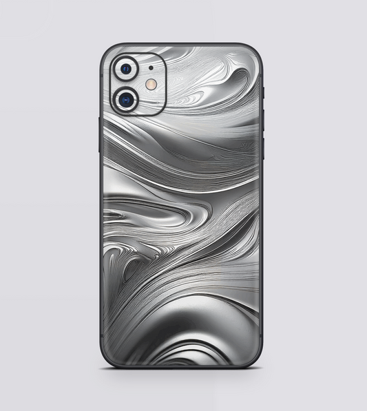 iPhone 11 Silver Swirl