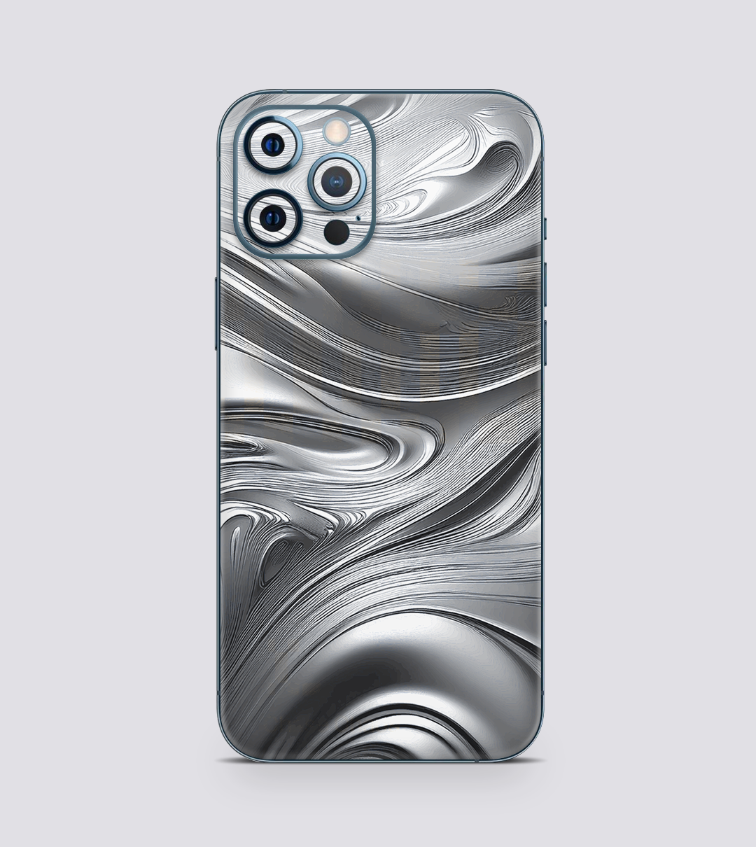 iPhone 12 Pro Max Silver Swirl