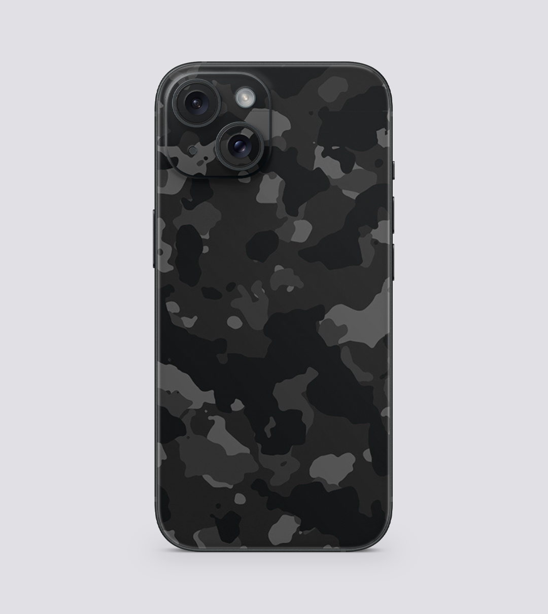 iPhone 15 Black Lava Camo