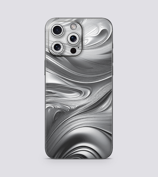 iPhone 15 Pro Max Silver Swirl