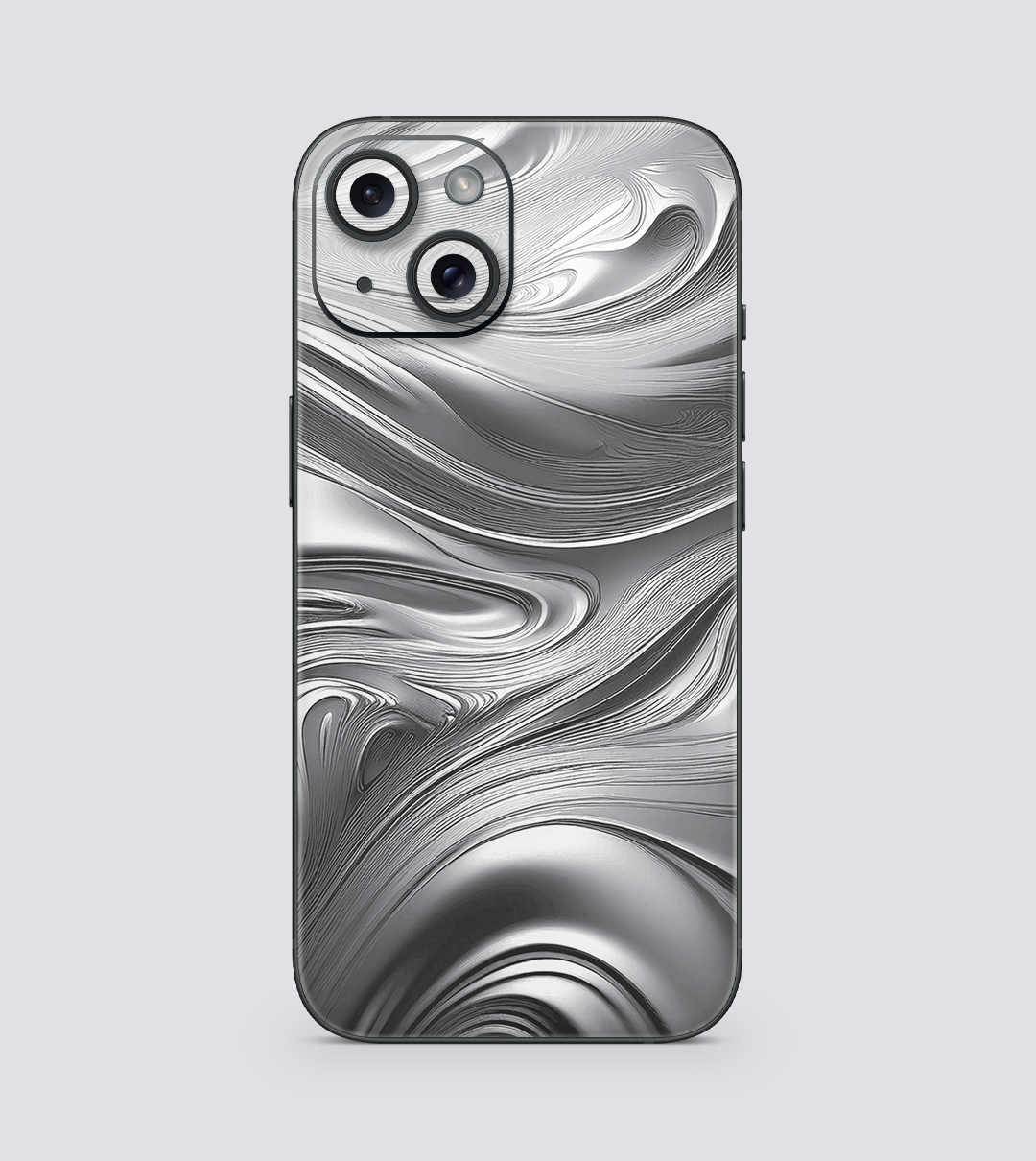 iPhone 15 Silver Swirl