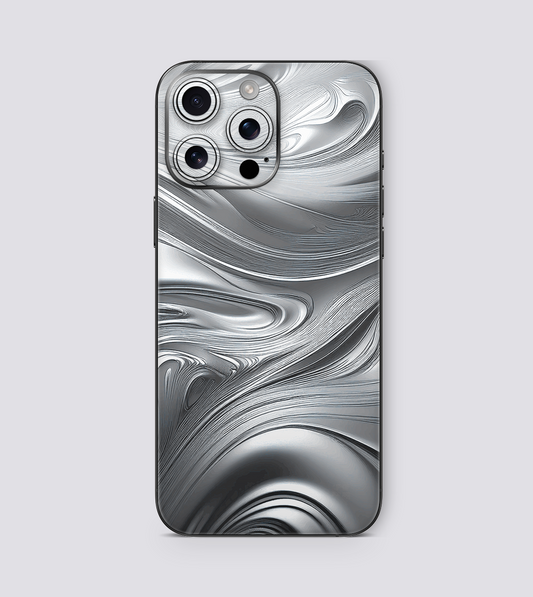 iPhone 16 Pro Max Silver Swirl