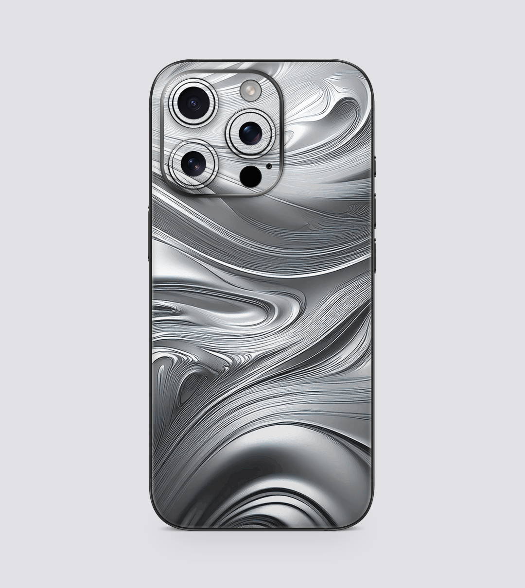 iPhone 16 Pro Silver Swirl