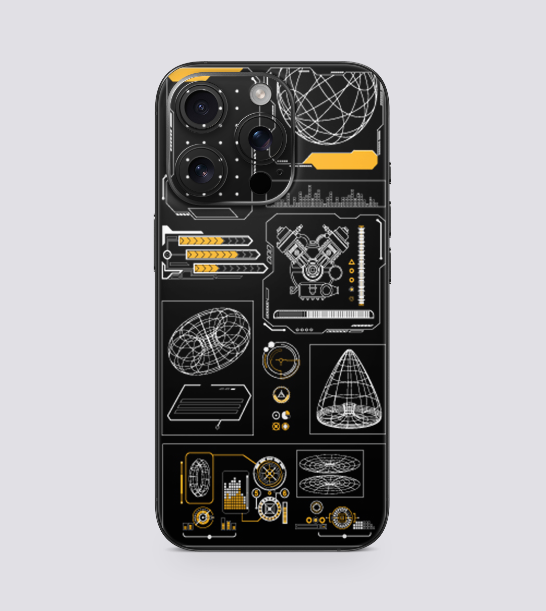 iPhone 16 Pro Space Blueprint