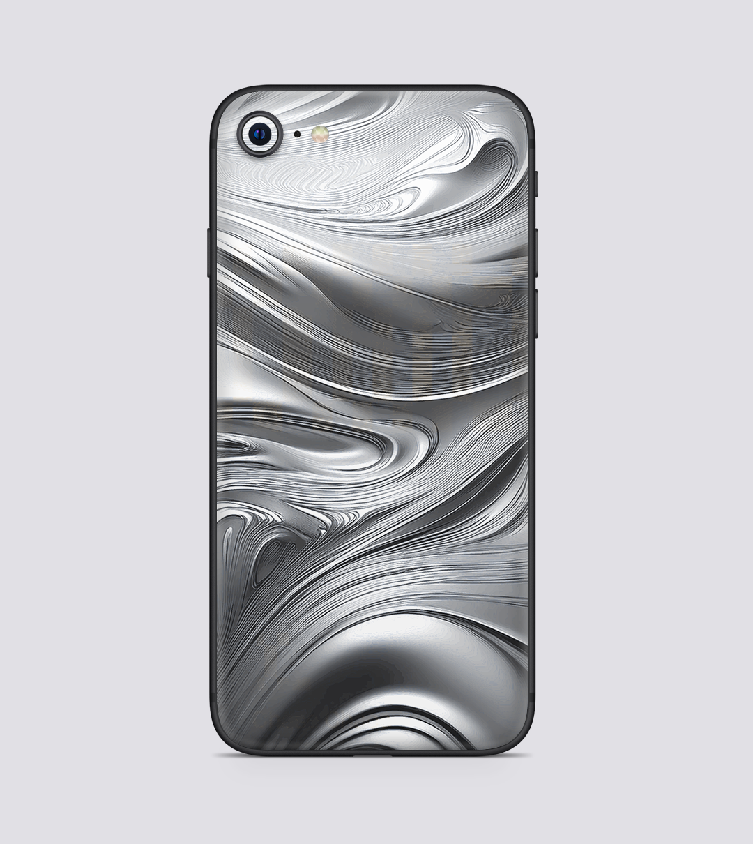 iPhone SE 2020 Silver Swirl