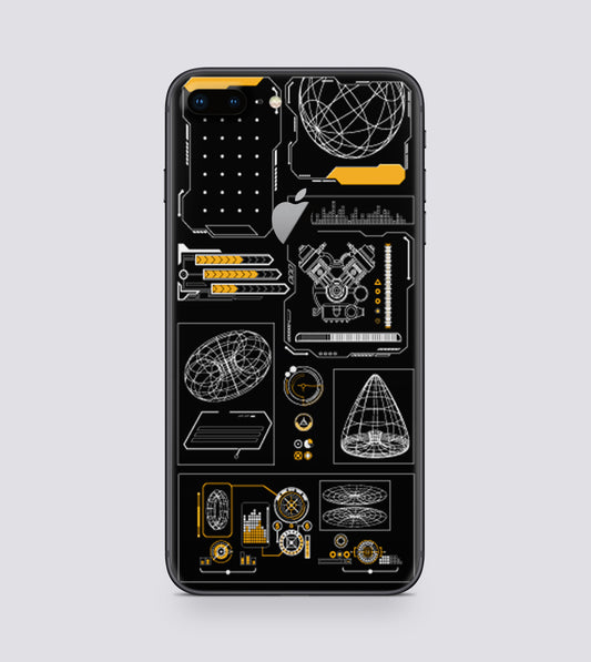 iPhone 8 Plus Space Blueprint