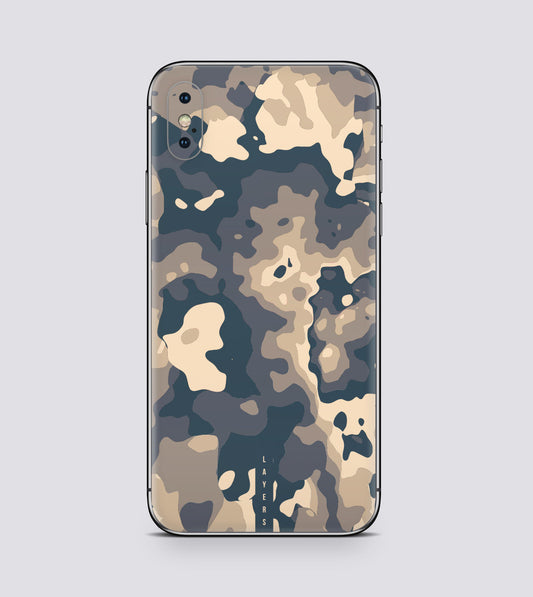 iPhone X Beige Camo