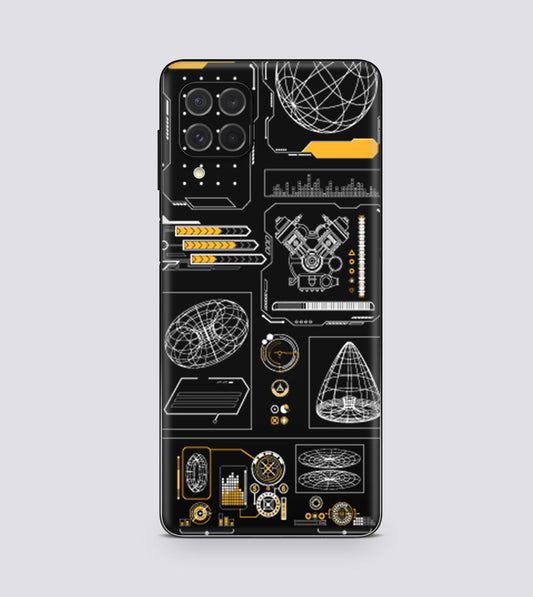 Samsung Galaxy F62 Space Blueprint