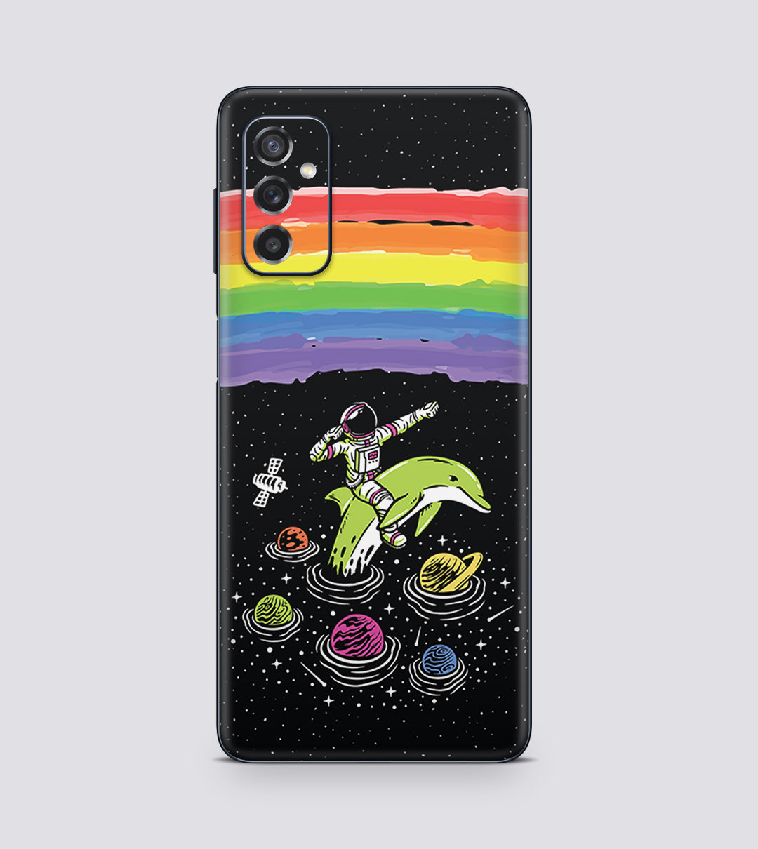 Samsung Galaxy M52 Astro Rainbow