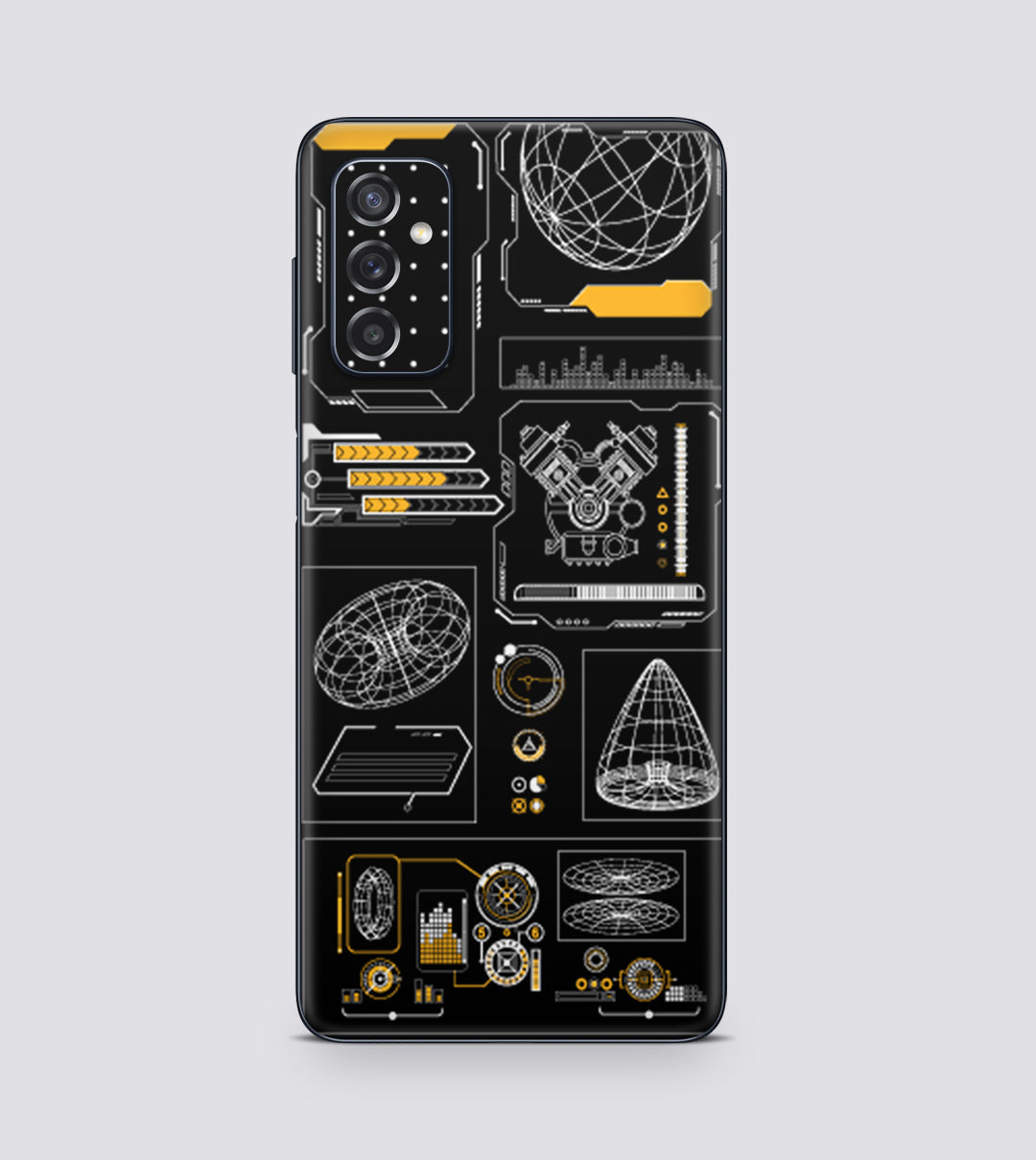 Samsung Galaxy M52 Space Blueprint