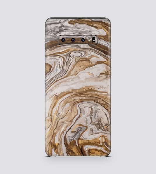 Samsung Galaxy S10 Plus Golden Swirl