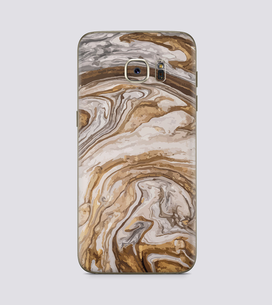 Samsung Galaxy S7 Edge Golden Swirl