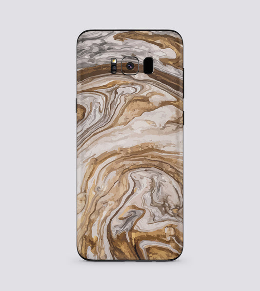 Samsung Galaxy S8 Plus Golden Swirl