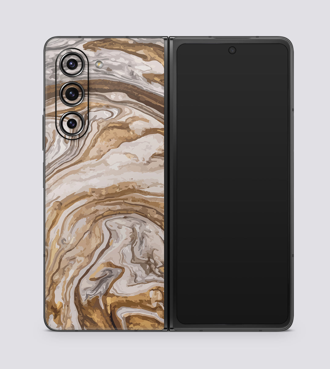 Samsung Galaxy Z Fold 5 Golden Swirl