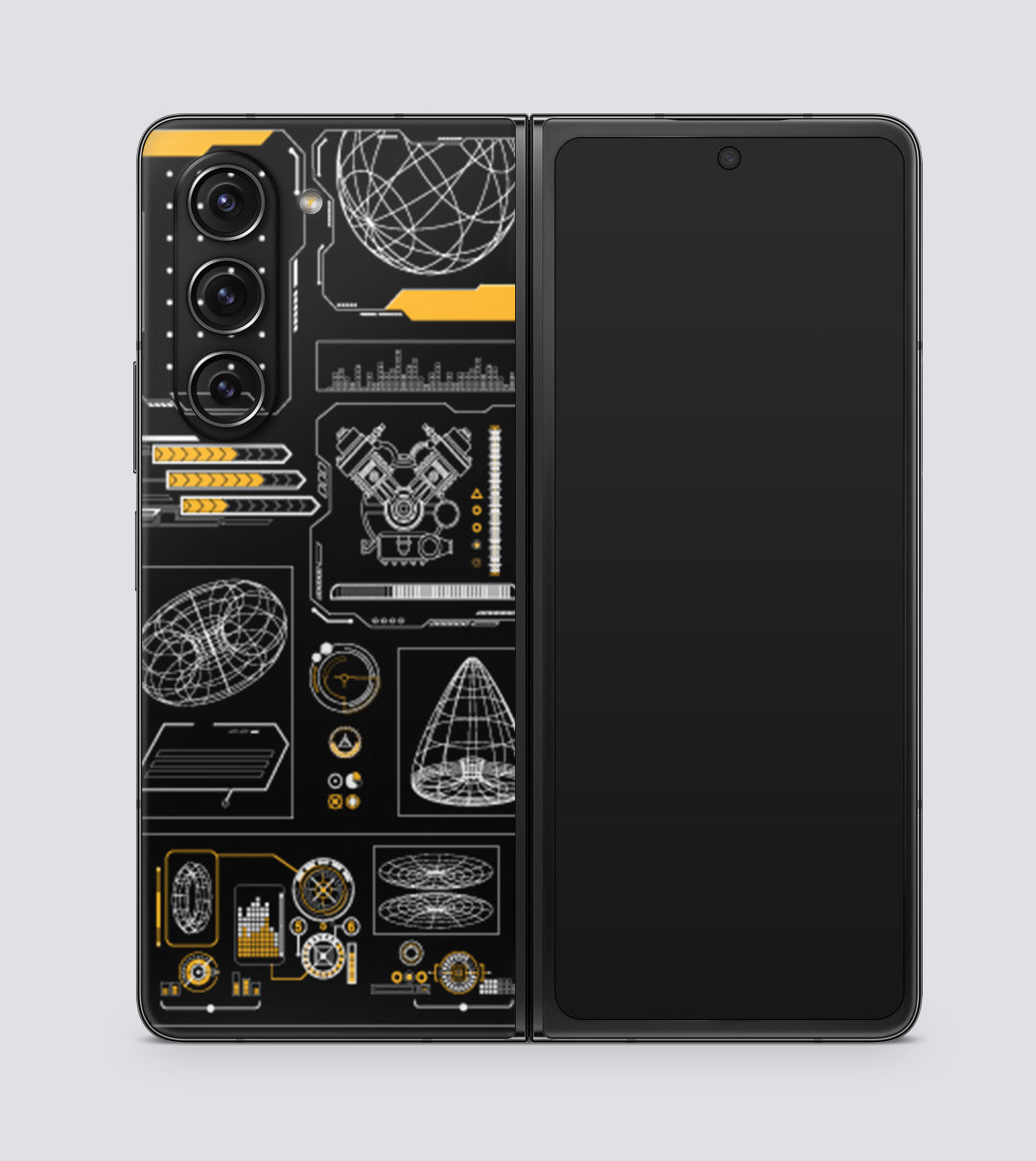 Samsung Galaxy Z Fold 5 Space Blueprint